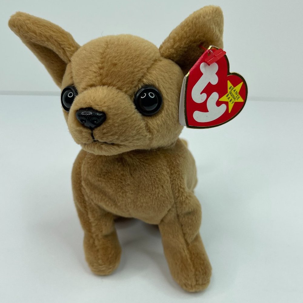 Ty Beanie Babies Tiny the Chihuahua Dog 5" With Tags Sep 8 1998